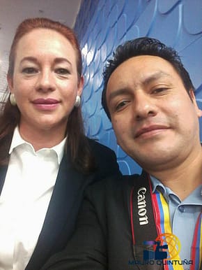 Junto a nuestra Canciller y Ministra de Movilidad Humana, Maria Fernanda Espinoza